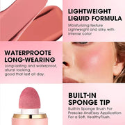 Jolilab Liquid Blush - High Pigment, Long - Lasting, Buildable Color for a Natural Glow（02#） - Product Image