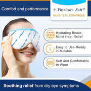 Heated Eye Mask | Moist Heat Compress Relief for Dry, Pink Eyes | Microwave Activated Therapy - Product Image