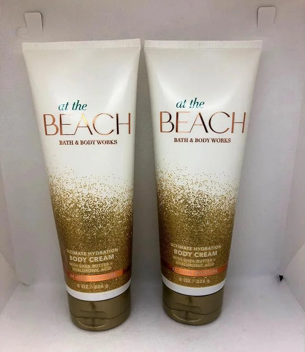 Bath and Body Works 2 Pack At The Beach Ultra Shea Body Cream 8 Oz. - Product Image