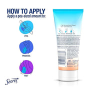 Secret Whole Body Deodorant Cream for Women, Unscented, Aluminum Free Deodorant Cream, 72 HR Odor Protection, 3.0 oz - Pro...
