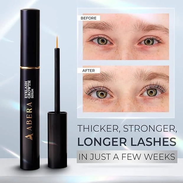 Abera Misan Eyelash Growth Serum (Upgrade Version) - Natural Lash Booster and Lash Enhancer, Regenerating and Nourishing L...