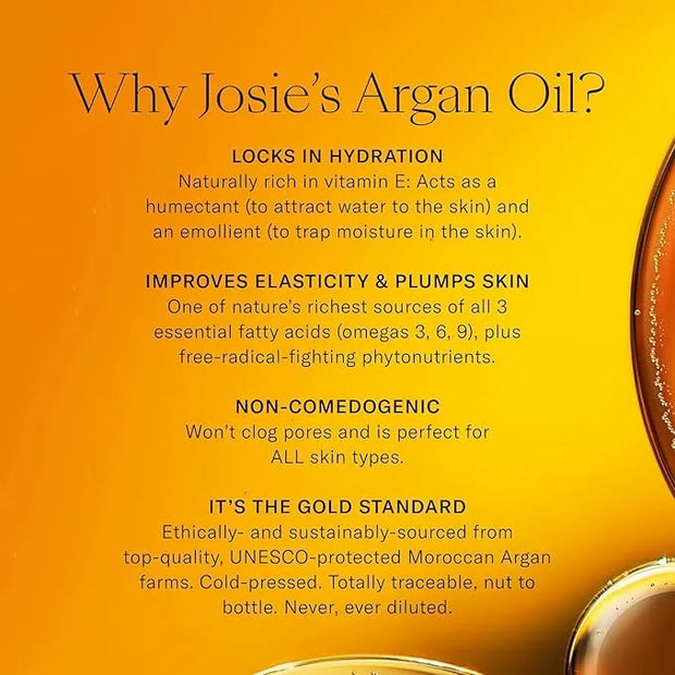 Josie Maran Moisture Miracle Workers Duo - 100% Pure Argan Oil & Hydrating Body Mist - Moisturizing Skincare Set with Nutr...