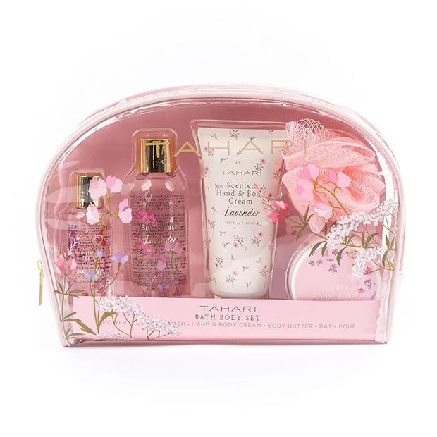 Tahari Spa Gift Set for Women, Lavender Spa Set, Bath Kit for Women Gift Set Includes Scented Body Wash, Body Lotion, Body...