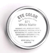 Naked White Matte Nude Neutral Pressed Powder Single Vegan Eyeshadow; Talc, Paraben & Cruelty Free - Product Image