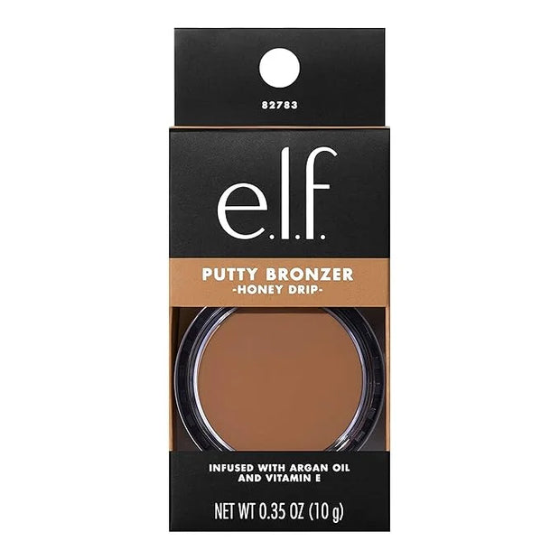 e.l.f. Putty Bronzer, Creamy & Highly Pigmented Formula, Creates a Long-Lasting Bronzed Glow, Infused with Argan Oil & Vit...