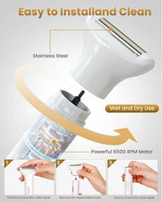 2025 New Bikini Trimmer for Women - 5 in 1 Wet/Dry Electric Razor for Women, Rechargeable Electric Shaver, IPX7 Waterproof...