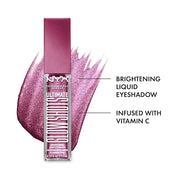 NYX PROFESSIONAL MAKEUP Ultimate Glow Shots, Liquid Eyeshadow, Long-Lasting Shimmer Eye Shadow with Vitamin C - Plum Playe...