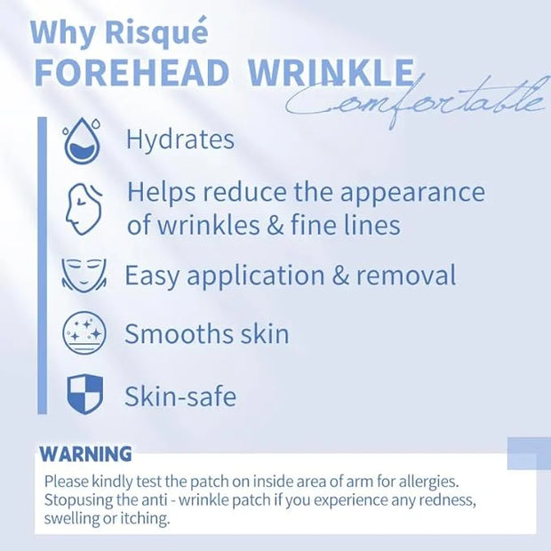 10pcs Masks | Collagen Forehead Anti-Wrinkle Treatments | Jelly Touch Mask | Skin-Friendly Hydrogel for Deep Hydration, Fi...