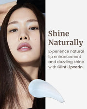 Glint Lipcerin (Icy Blue, 0.5fl oz) - Long Lasting Hydrating lip gloss with Shea Butter for a Natural Looking, Korean Skin...