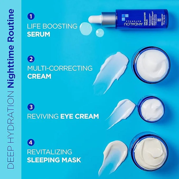Andalou Naturals Deep Hydration Face Moisturizer, Multi-Correcting Cream, Day & Night Moisturizer for Face with Hyaluronic...