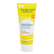 Seaweed Bath Co. Sheer Protect Daily SPF 30 Broad Spectrum Hybrid Sunscreen Cream, 3.4 Ounce, Sustainably Harvested Seawee...