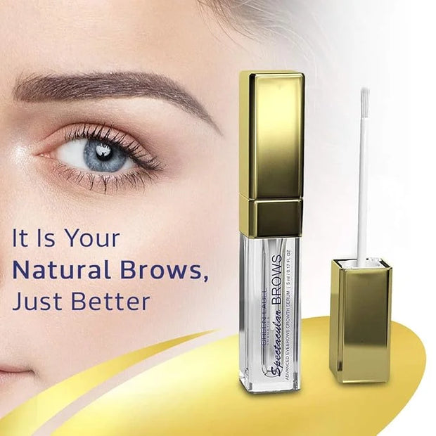 Spectacular BROWS - Brow Enhancer and Brow Growth Serum - Eyebrow Growth Enhancer- Eyebrow Growth Serum with Biotin & Natu...