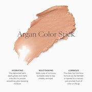 Josie Maran 3-Piece Color Makeup Kit - Argan Oil-Based Makeup Balm for Lips, Cheeks and Eyes, Hyaluronic Acid Lip Plumper ...