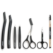 Eyebrow Trimmer Kit, 7 in 1 Eyebrow Scissors, Tweezer, Razor, Gromming Scissors Brush for Women Men, Gifts for Stocking St...