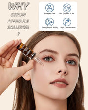 Anti Aging Serum with Hyaluronic Acid for Microneedling Serum BB Glow Starter Kit Serum Ampoules for Face 0.35 oz 4 Vials ...