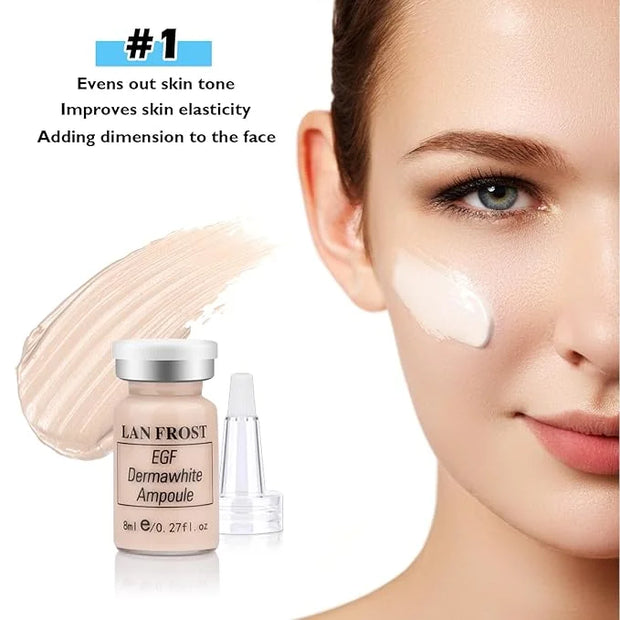 BB Pigment Serum Starter Kit Hyaluronic Acid Essence Foundation BB Facial Glow Skin Care Kit 0.27oz 12 Vials, Combined Wit...