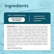 Age-Defiance Eye Cream - Day & Night Moisturizer with Nitric Oxide, Hyaluronic Acid, Complex Peptides, Ceramides - Hydrati...