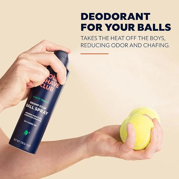 Dollar Shave Club | Ball Spray (2 Pack) | Fast Absorbing Body Deodorant Spray for Men - Product Image