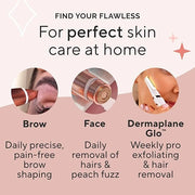 Finishing Touch Flawless Stray Hair Remover, Precise Micro-Blade Hair Removal Tool, Designed to Painlessly Cut Stray Hairs...