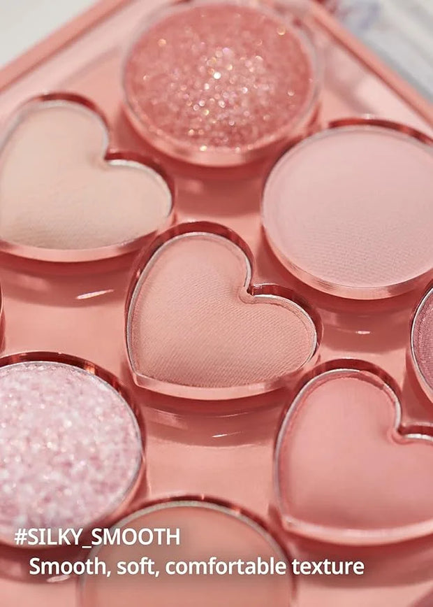 COLORGRAM Pin Point Eyeshadow Palette 01 Peach+Coral= |