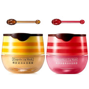 2 Pcs Lip Balm Honey Pot,Honey Wrinkle