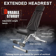 1000 LBs Weight Bench - Adjustable Workout Bench - Product Image