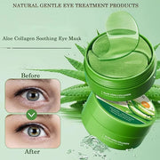 Under Eye Patches for Dark Circles, Puffiness and Eye Bags, Aloe Vera Eye Mask,Wrinkle Treatment Anti-Aging Rejuvenating M...