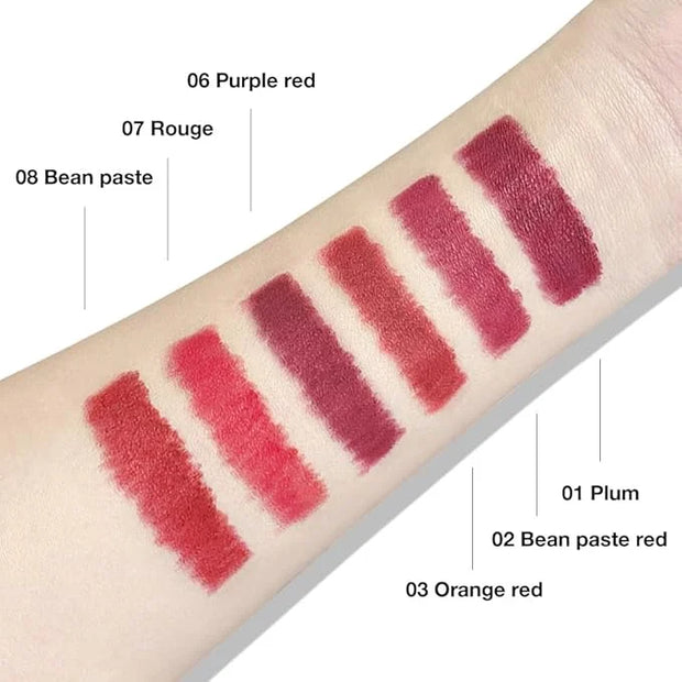 evpct Silky Lip Liner Pencil Retractable, Red Brown Smooth Lip Liner Creamy Velvet Lipliner Long-Lasting for Korean Makeup...
