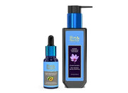 Blue Nectar Dark Circles Under Eye Serum with Plant Based Niacinamide from Potato (1Fl Oz) with Kumkumadi Face Wash with w...