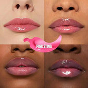 MAYBELLINE Lifter Gloss Lifter Plump, Plumping Lip Gloss with Chili Pepper and 5% Maxi-Lip, Pink Sting, Sheer Bubblegum Pi...