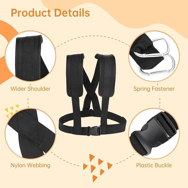 2 Pack Sled Harness for Exercise Physical Football - Product Image