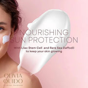 OLIVIA QUIDO Clinical Skincare Broad Spectrum Sunscreen SPF 50 with Lilac Stem Cell | Anti-Aging Skin Protection From UVA ...