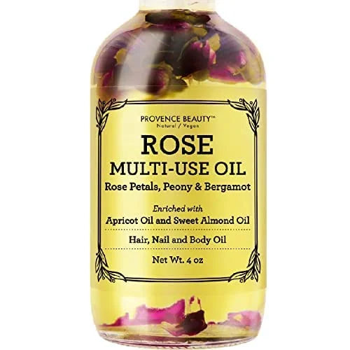 Multi-Use Oil for Face, Body and Hair - Organic Blend of Apricot, Vitamin E and Sweet Almond Oil Moisturizer for Dry Skin,...