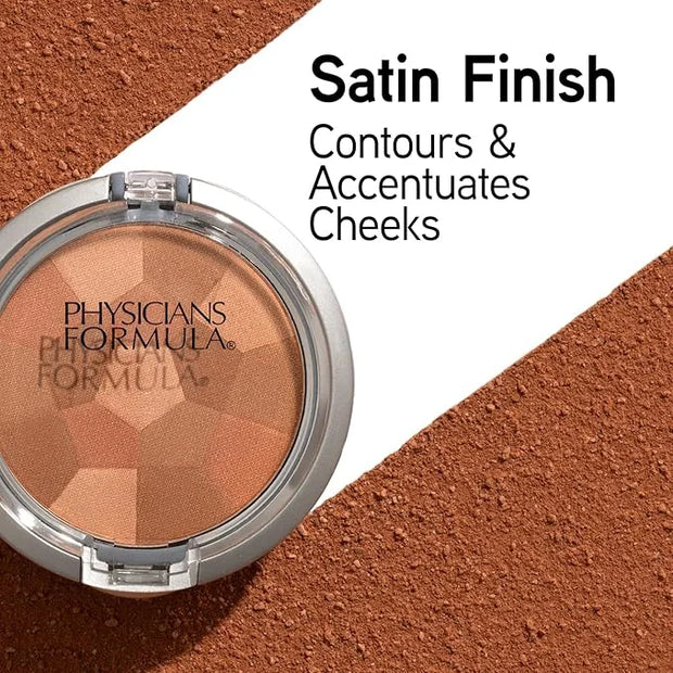 Physicians Formula Powder Palette Multi-Colored Blush Powder Blushing Natural, Dermatologist Tested - Product Image