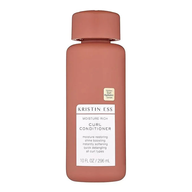 Kristin Ess Hair Moisture Rich Conditioner for Curly + Wavy Hair, 10 fl. oz, Vegan, Sulfate, Paraben and Silicone Free, Co...