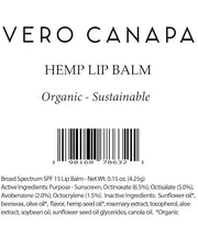 Natural Organic Hemp Lip Balm