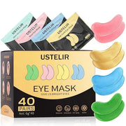 Under Eye Patches, 40 Pairs Eye Mask for Dark Circles, Puffy Eyes, Undereye Bags,Wrinkles,Eye Mask Patches with 24K Gold, ...