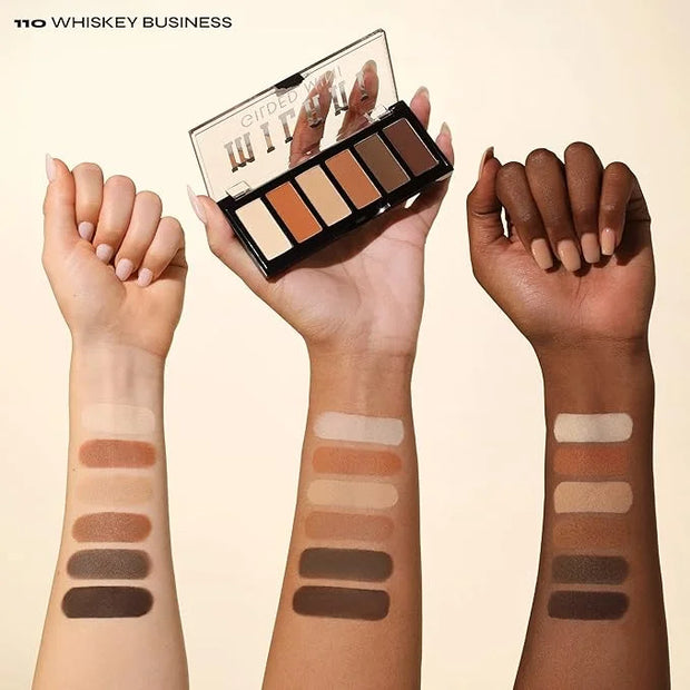 Milani Gilded Mini Eyeshadow Palette with 6 Matte & Shimmer Hues - Whiskey Business - Product Image