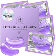 Retinol & Collagen Under Eye Patches (30 Pairs) Under Eye Patches for Dark Circles and Puffy Eyes, Under Eye Mask, Puffy E...
