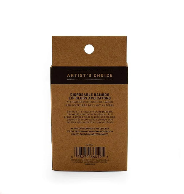 Artist's Choice Lip Gloss Applicators - Sponge Tip for Effortless Blending, Soft Pad with Angled Edges for Precise Control...