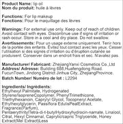 Big Brush Head Hydrating Lip Glow Oil Plumping Lip Tint, Hydrating Lip Gloss Tinted Lip Balm Transparent Lip Care, Long La...