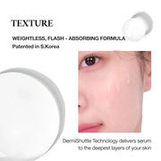 JEU'DEMEURE Collagen, Peptide, Hyaluronic Acid Serum, Face Lift with DermiShuttle, Korean Serum for Anti-Aging, Microneedl...