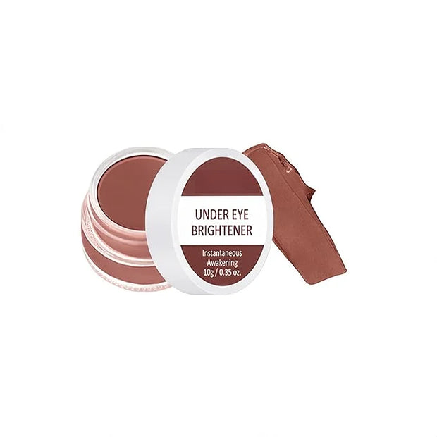 4 Colors Under Eye Brightener, Conceal & Brighten Dark Circles, Nourishing Waterproof Under Eye Cream Pot Concealer Full C...