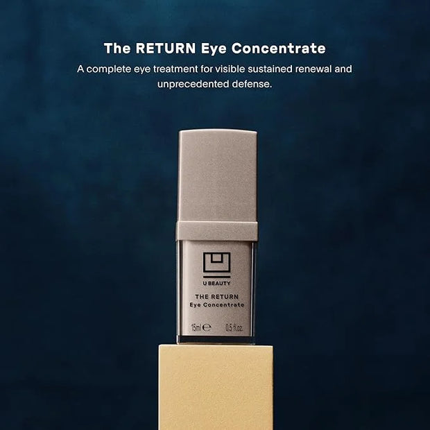 U Beauty The RETURN Eye Concentrate - Anti-Aging Eye Cream with Peptides and Antioxidants for Brighter and Tighter Under E...