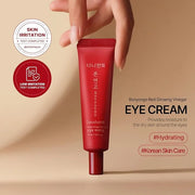Bonyongo Red Ginseng Vinegar Eye Cream – Anti Aging Eye Treatment Cream for Youthful Radiant Skin - Wrinkle Improvement wi...