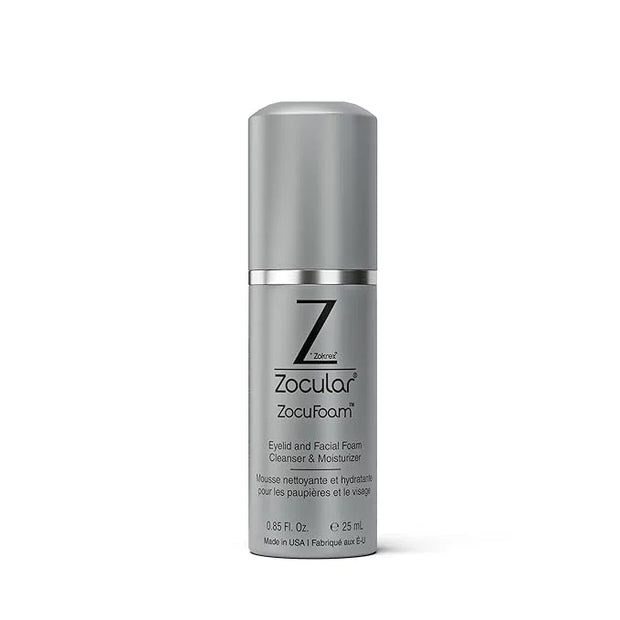 ZocuFoam Eyelid Cleanser - Foaming Eyelid Scrub - Natural pH Balanced Solution - 25mL - Product Image