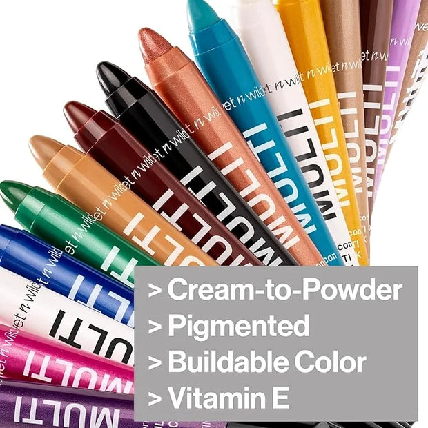 wet n wild Color Icon Cream Eyeliner Eyeshadow Multi-Stick, Moisturizing, Nourishing Velvety Cream-to-Powder Buildable & B...