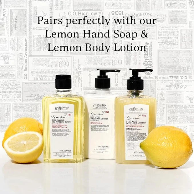 C.O. Bigelow Body Cleanser - No. 1161 - Moisturizing Lemon Body Wash for Men & Women with Aloe Vera, Sodium PCA, and Glyce...
