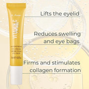 M. Asam VITAMIN C BRIGHT Eye Cream (0.5 Fl Oz) - Dark Circle Eye Treatment, Anti-Aging Eye Cream, Hydrating Vitamin C Eye ...