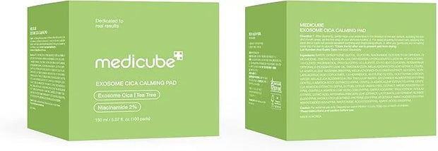 medicube Exosome CICA Tea Tree Calming Toner Pads for Sensitive Skin with Centella Asiatica Help Reduce Redness & breakout...